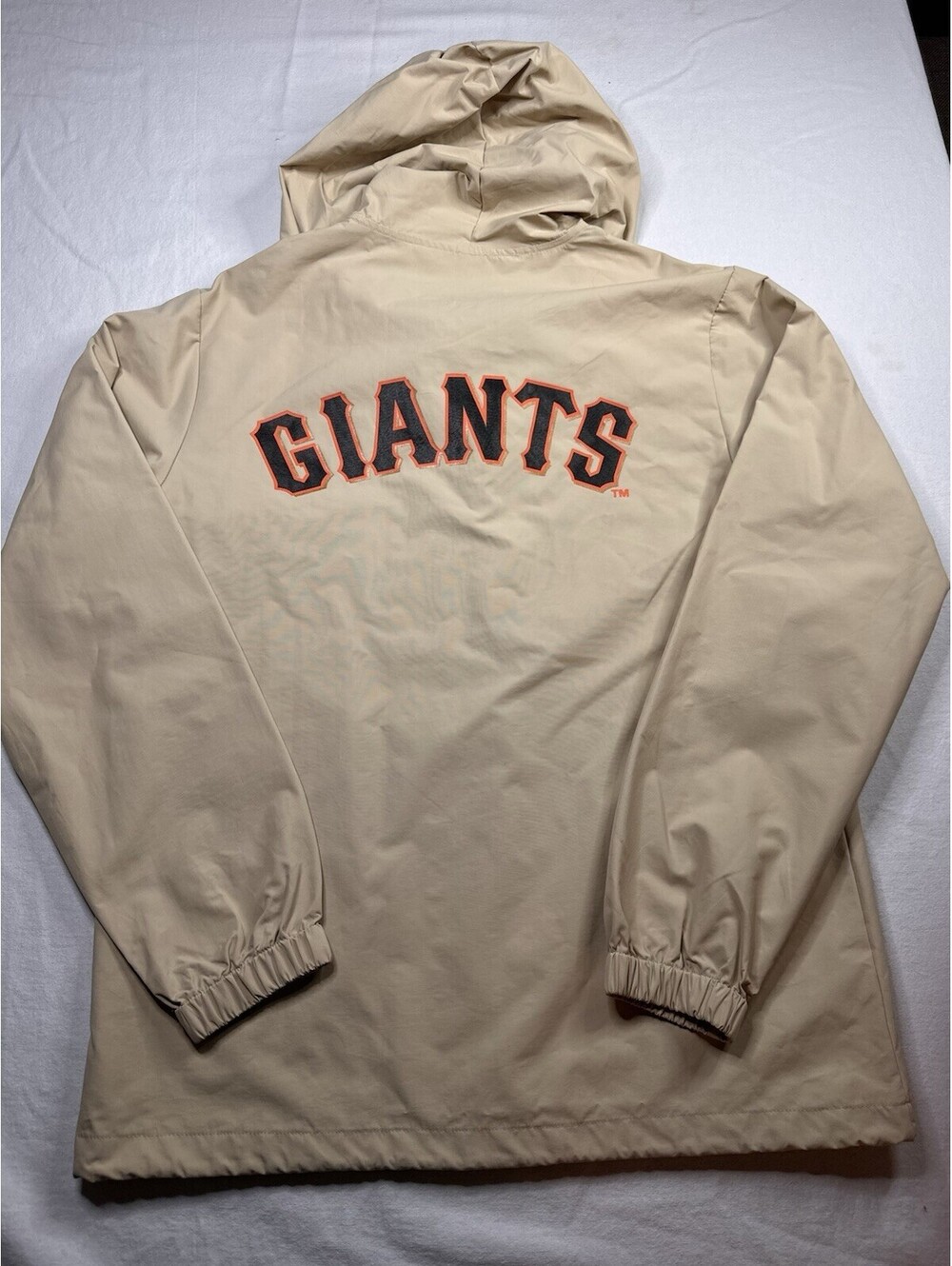 Mitchell And Ness SF Giants Beige Jacket Size M